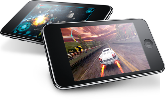 Ipod Touch - Mobile Gaming Logo Png (578x353), Png Download
