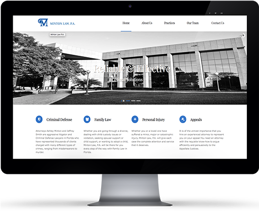 Law Firm Website - Design (529x439), Png Download