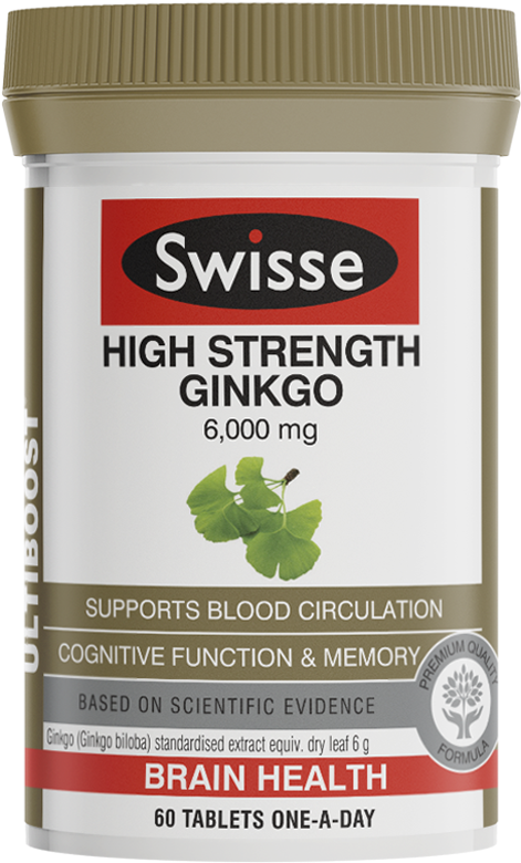 Swisse Ultiboost High Strength Ginkgo - Swisse High Strength Valerian (700x880), Png Download
