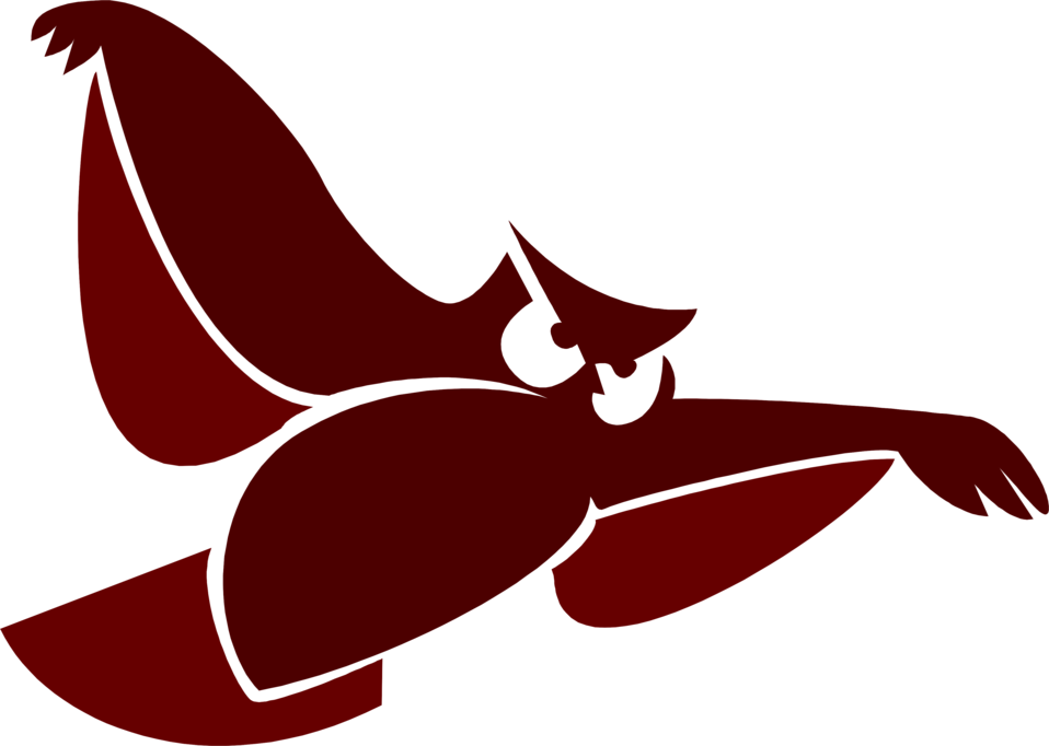 Vector Owl In Flight - Flying Owl Clipart No Background (958x682), Png Download