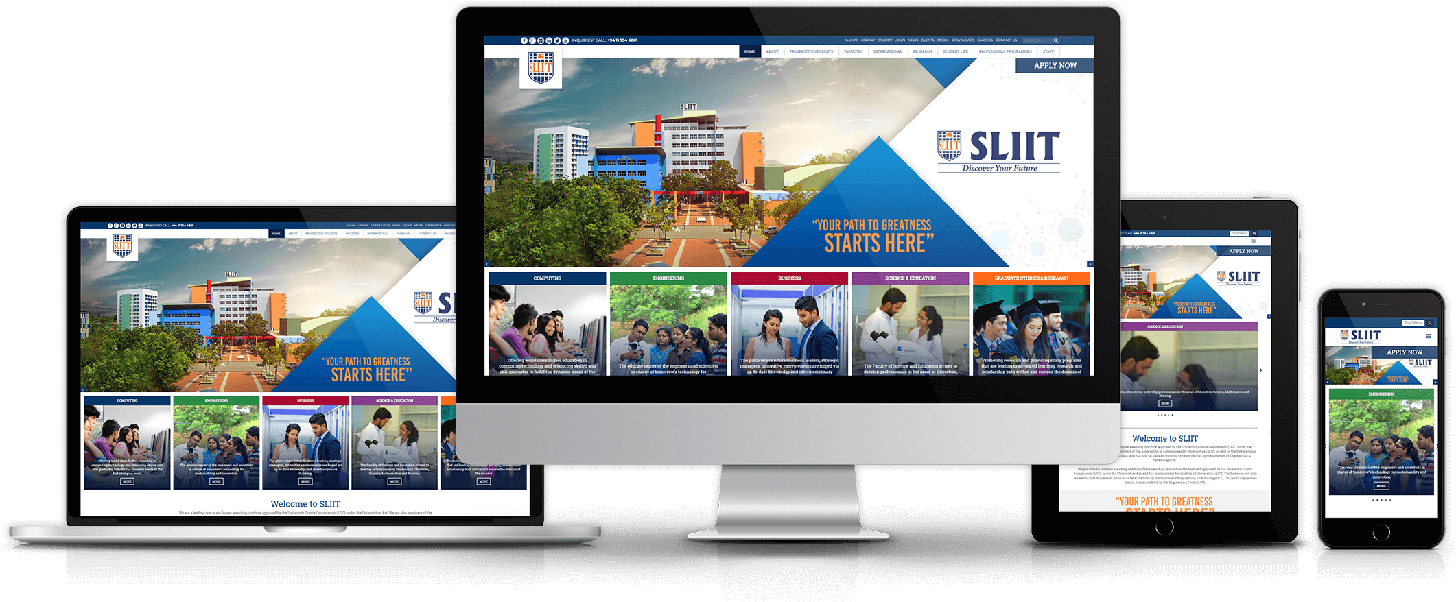 Responsive Design-sliit - Online Food Shop Website (2135x891), Png Download