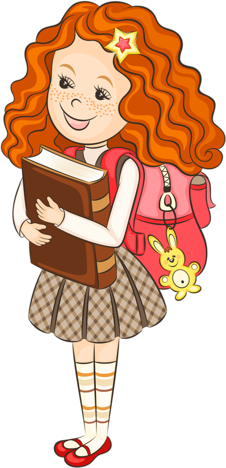 Escola & Formatura - Sister Cartoon (539x1024), Png Download