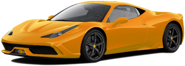 Ferrari 458 Italia - Ferrari Yellow Car Price (640x480), Png Download