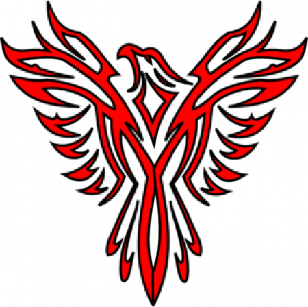 Red Phoenix (450x448), Png Download