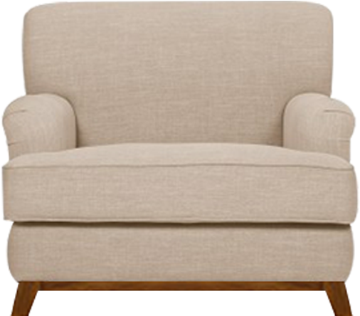 Sander 1 Seater Sofa - Couch (720x500), Png Download