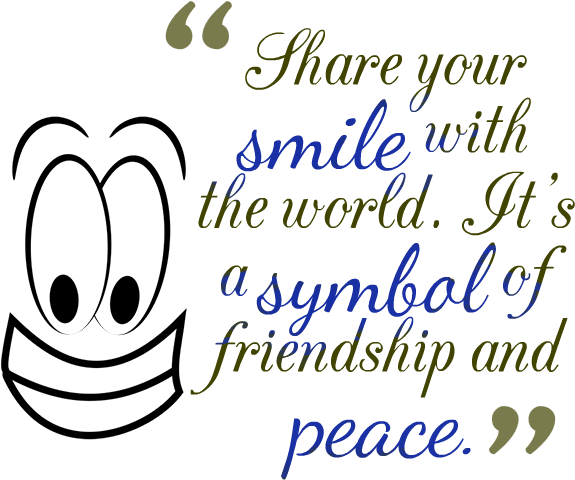 Smile Quotes Png Picture - Decor Designs Decals Personalized Name Wall Decal Size: (629x518), Png Download