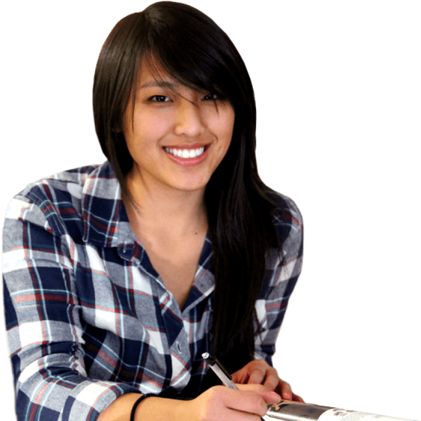 Free Png Female Student Png Images Transparent - Smiling College Student Png (850x837), Png Download
