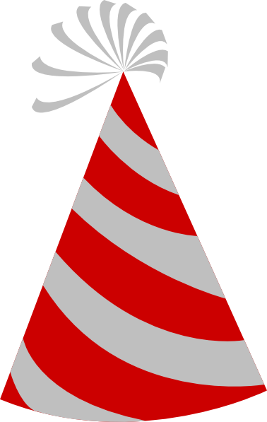 Party Hat Clip Art Black And White Clipart Panda - Party Hat Cartoon Png (378x597), Png Download