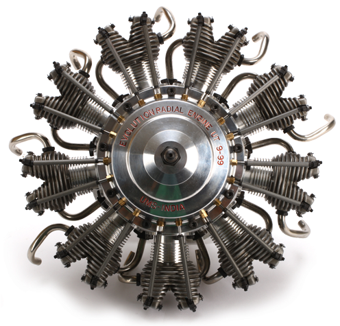 Moteur Thermique En Étoile Rc (495x493), Png Download