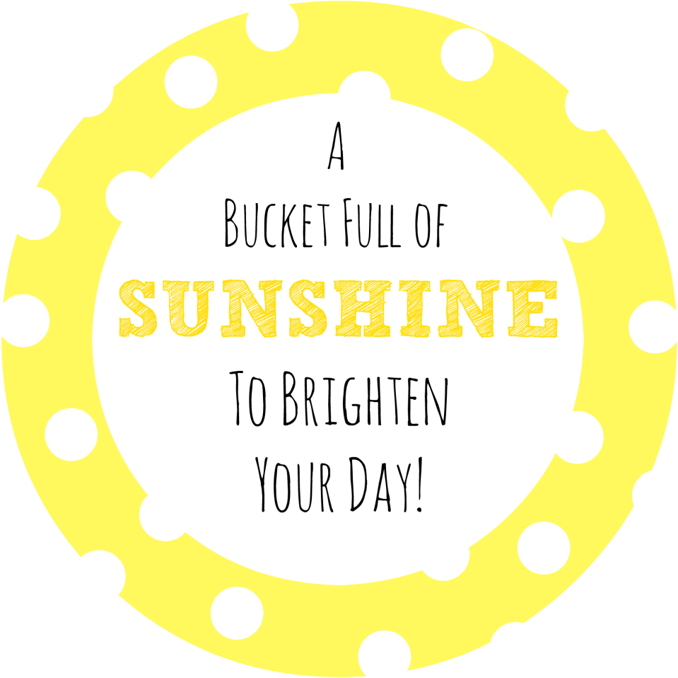 Bucket Full Of Sunshine Gift Idea - Bucket Full Of Sunshine Ideas (1024x1024), Png Download