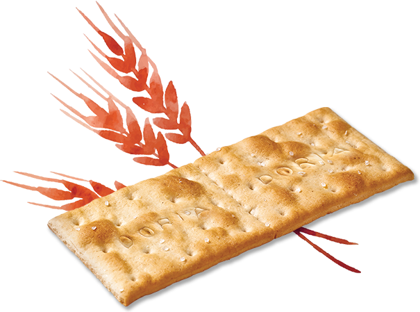 Crakers Doriano Dorati Come Il Grano - Crackers Doria (605x449), Png Download