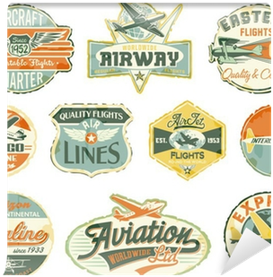 Grunge Label Png Download - Aviation Logos Design Vintage (400x400), Png Download