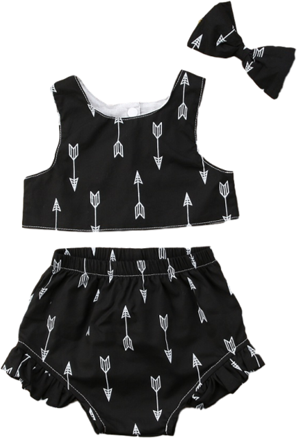 Arrow Frilled Set - Clothing (700x700), Png Download
