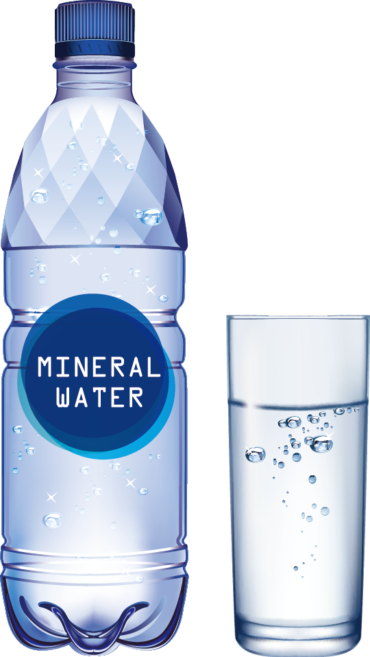 Bottled Water Water Bottle Mineral Water - Plastic Mineral Water Bottles (540x958), Png Download