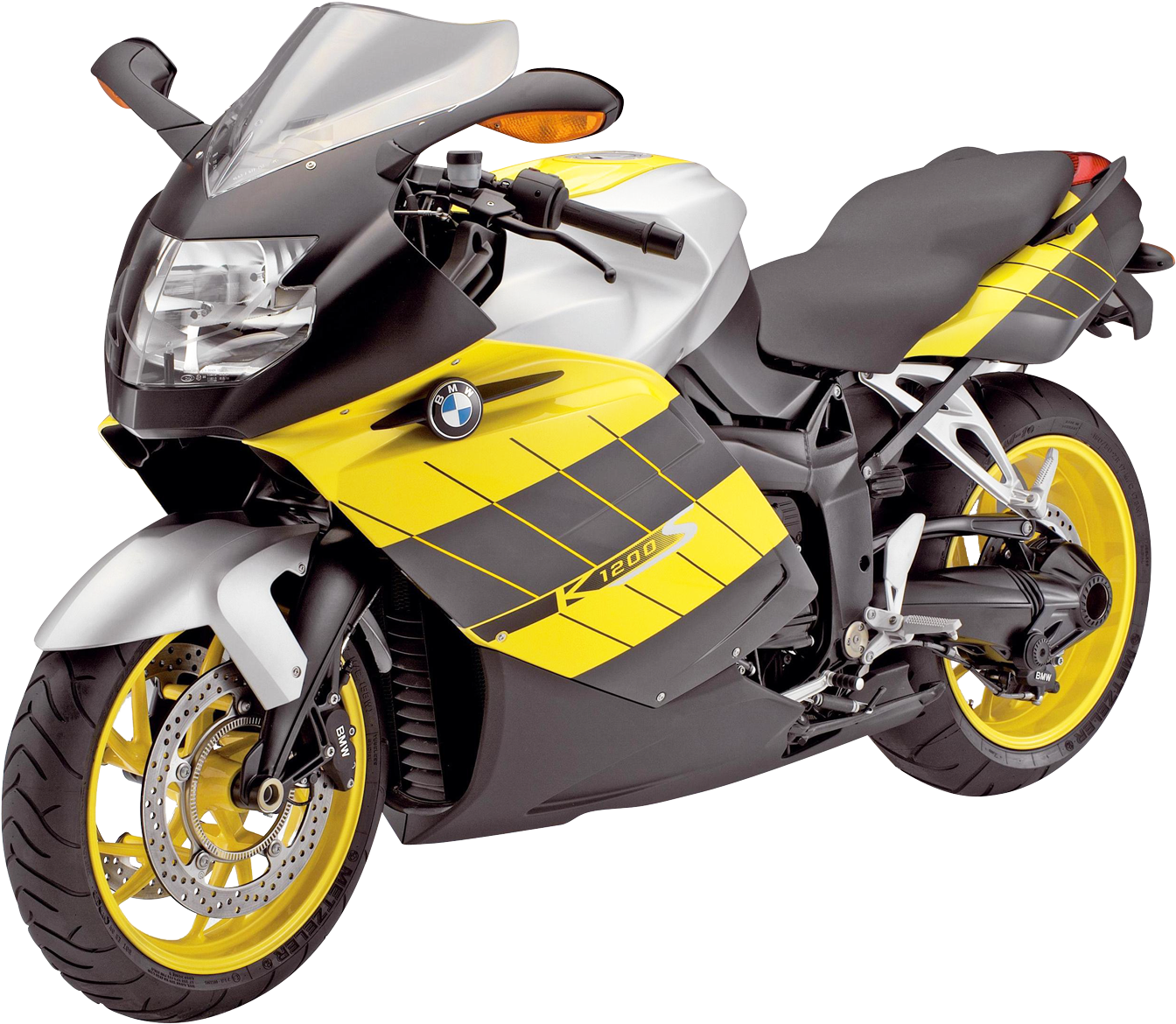 Bmw K1200s Front Side Sport Motorcycle Bike Png Image - Bmw K1200s (1415x1242), Png Download