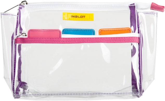 Transparent Cosmetic Bag Colour - Inglot Cosmetic Bag (900x900), Png Download