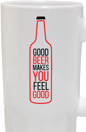 Feel Good Regal Beer Mug Feel Good Regal Beer Mug - Beer (284x426), Png Download