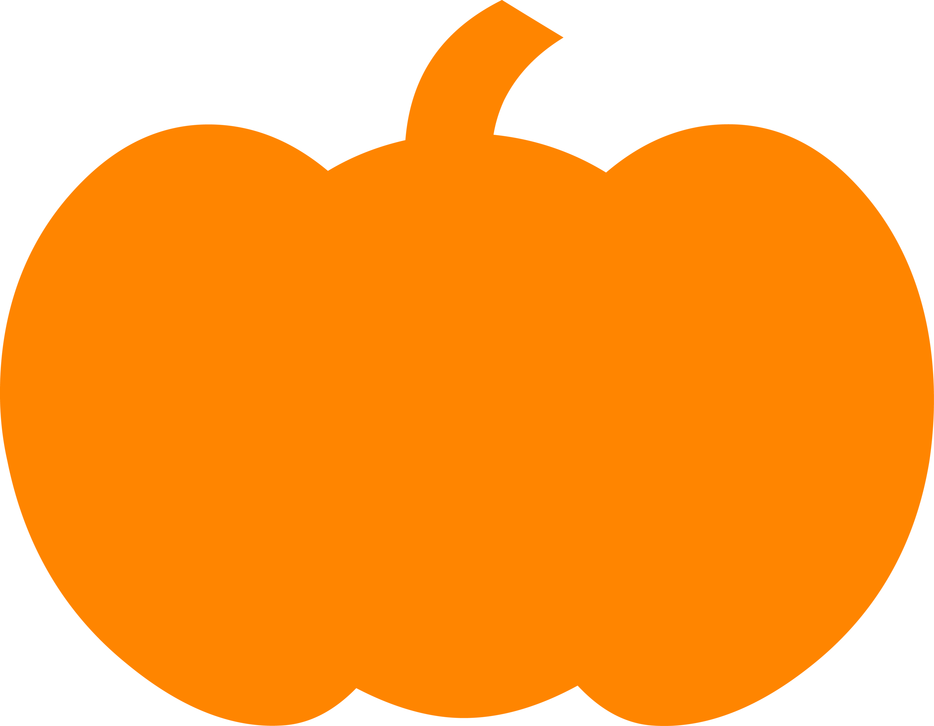 Be Our Guest - Pumpkin Shape Clipart (3000x2332), Png Download
