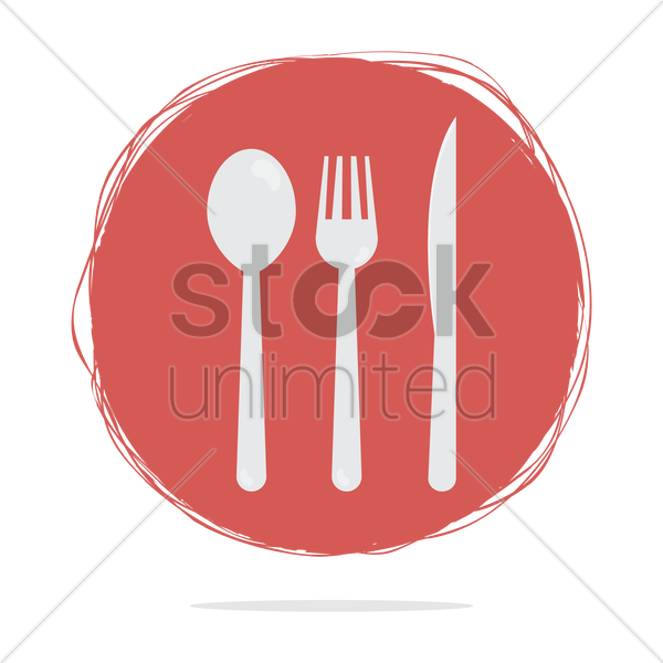 Fork Clipart Fork Spoon - Fork (600x600), Png Download