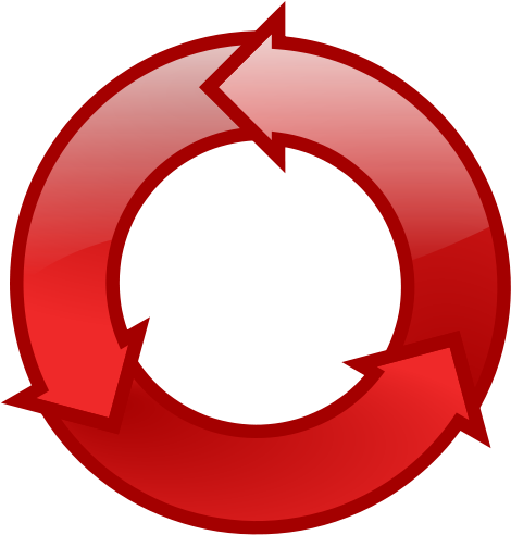 Cycle Icon Clipart Png (600x600), Png Download