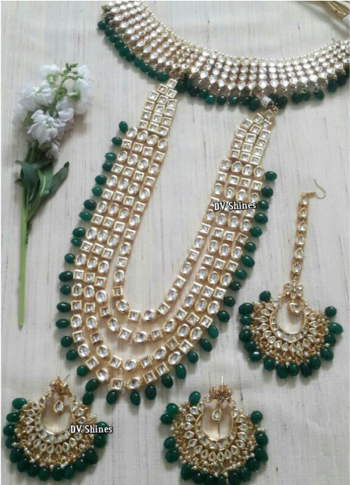 High Quality Kundan Necklace, Kundan Jewelry,kundan - Kundan (684x684), Png Download
