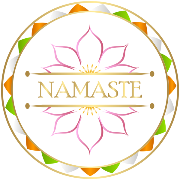 Namaste Clipart (600x600), Png Download