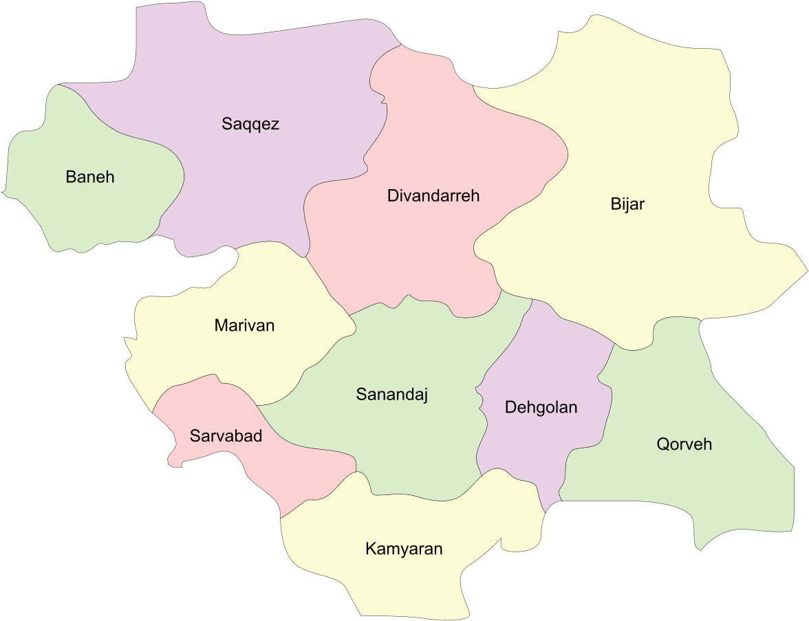 Kurdistan Province (1200x935), Png Download