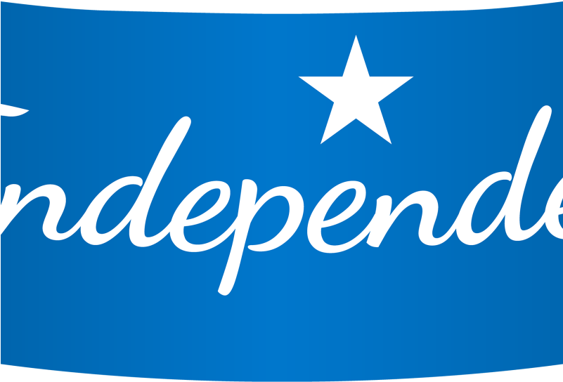 Happy Independence Day Blue Banner Png Clip Art Image - Happy Independence Day Clipart (800x800), Png Download