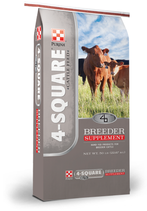 Purina® 4-square® Breeder Cubes - Purina Cow Feed (300x430), Png Download