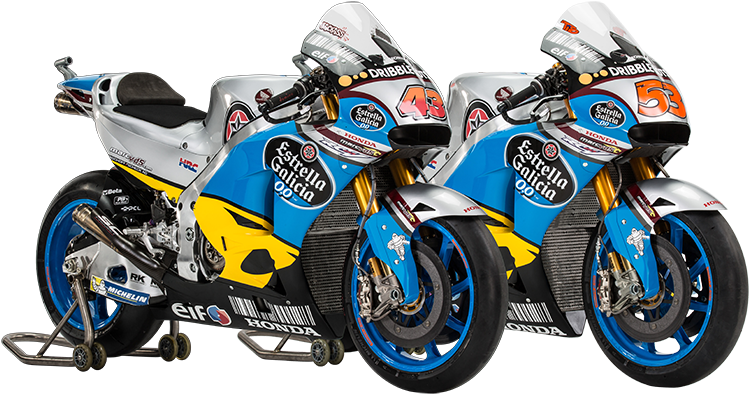 Estrella Galicia 0,0 Marc Vds - Moto Gp Tito Rabat (760x424), Png Download