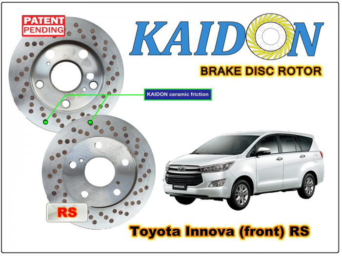 Toyota Innova Kijang Disc Brake Rotor Kaidon Type "rs" - Toyota (700x700), Png Download