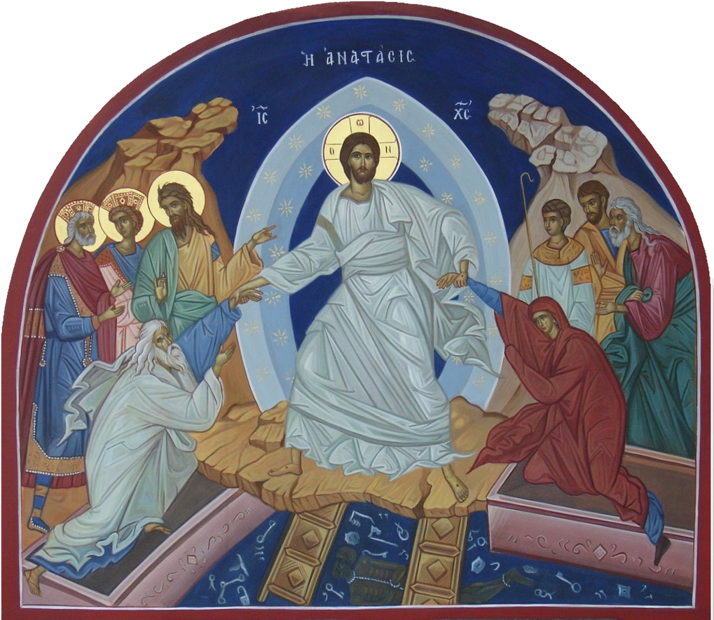 Saint - Resurrection Icon (1025x888), Png Download