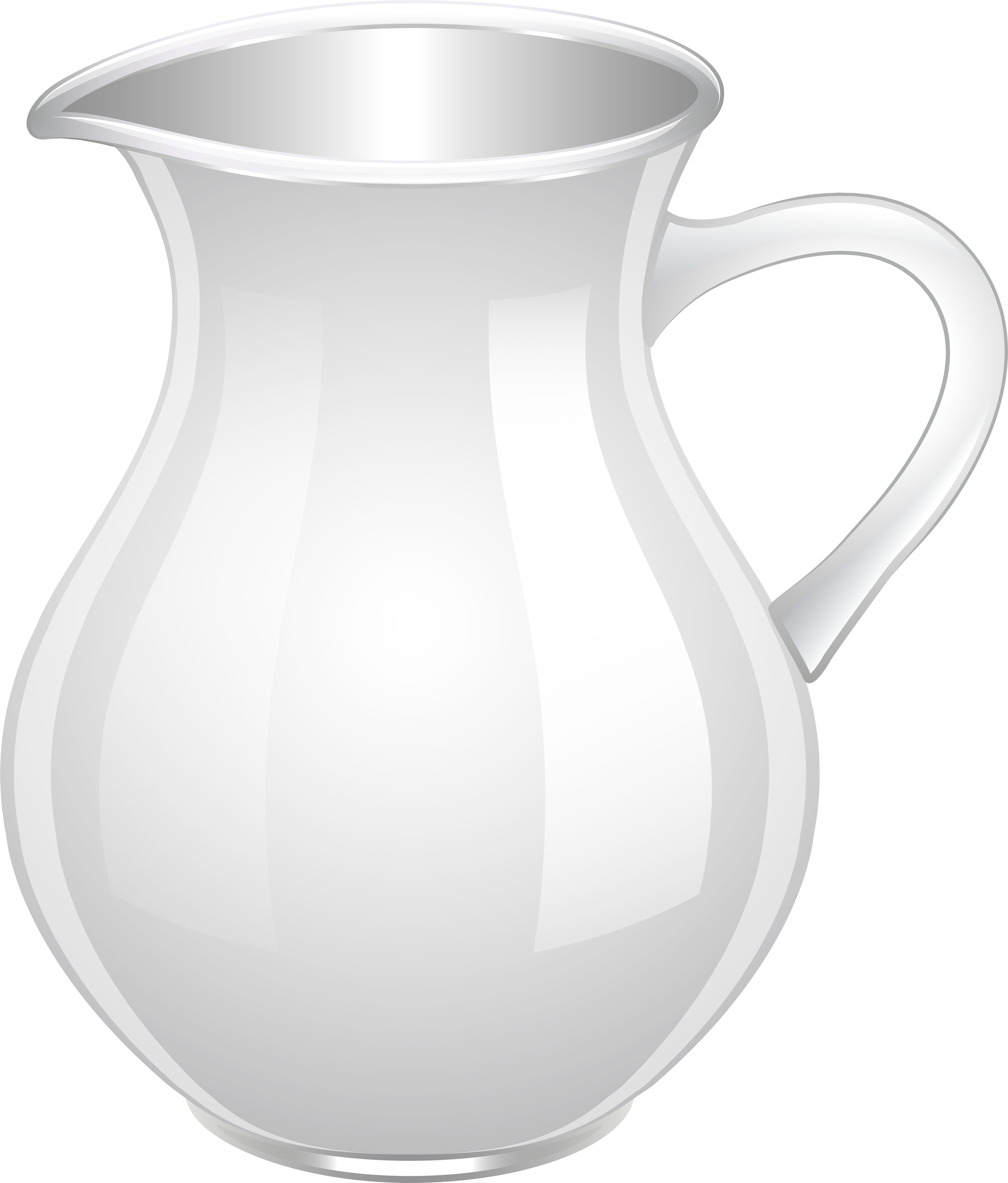 White Jug Png Clip Art (6821x8000), Png Download