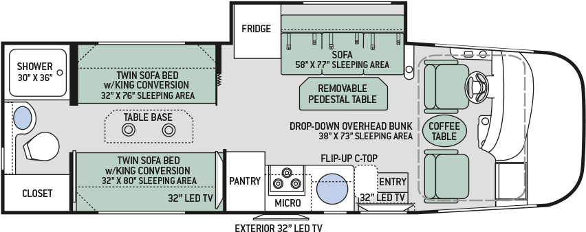 Sofa Plan Png (1000x380), Png Download