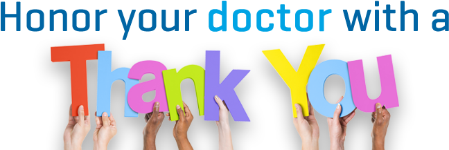 Thank You, Doctors - Little Pim (741x225), Png Download