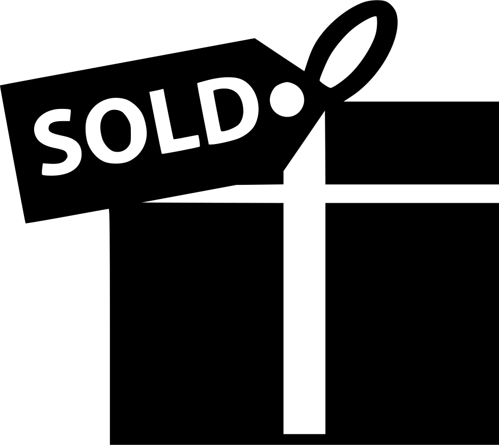 Svg Free Stock Box Gift Package Offer Present Product - Product Sold Icon (980x874), Png Download