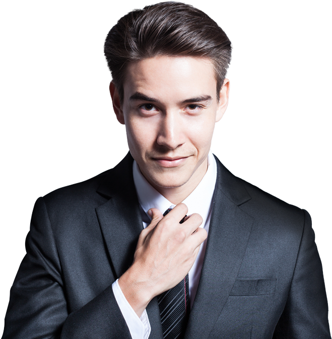 Cut - Men's Hairstyle For Executives (658x754), Png Download