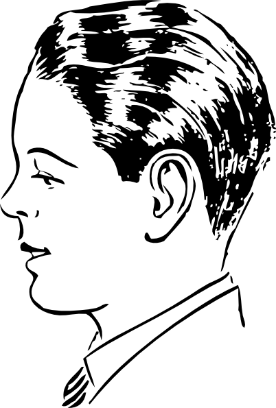 Side View Man Clipart (402x595), Png Download