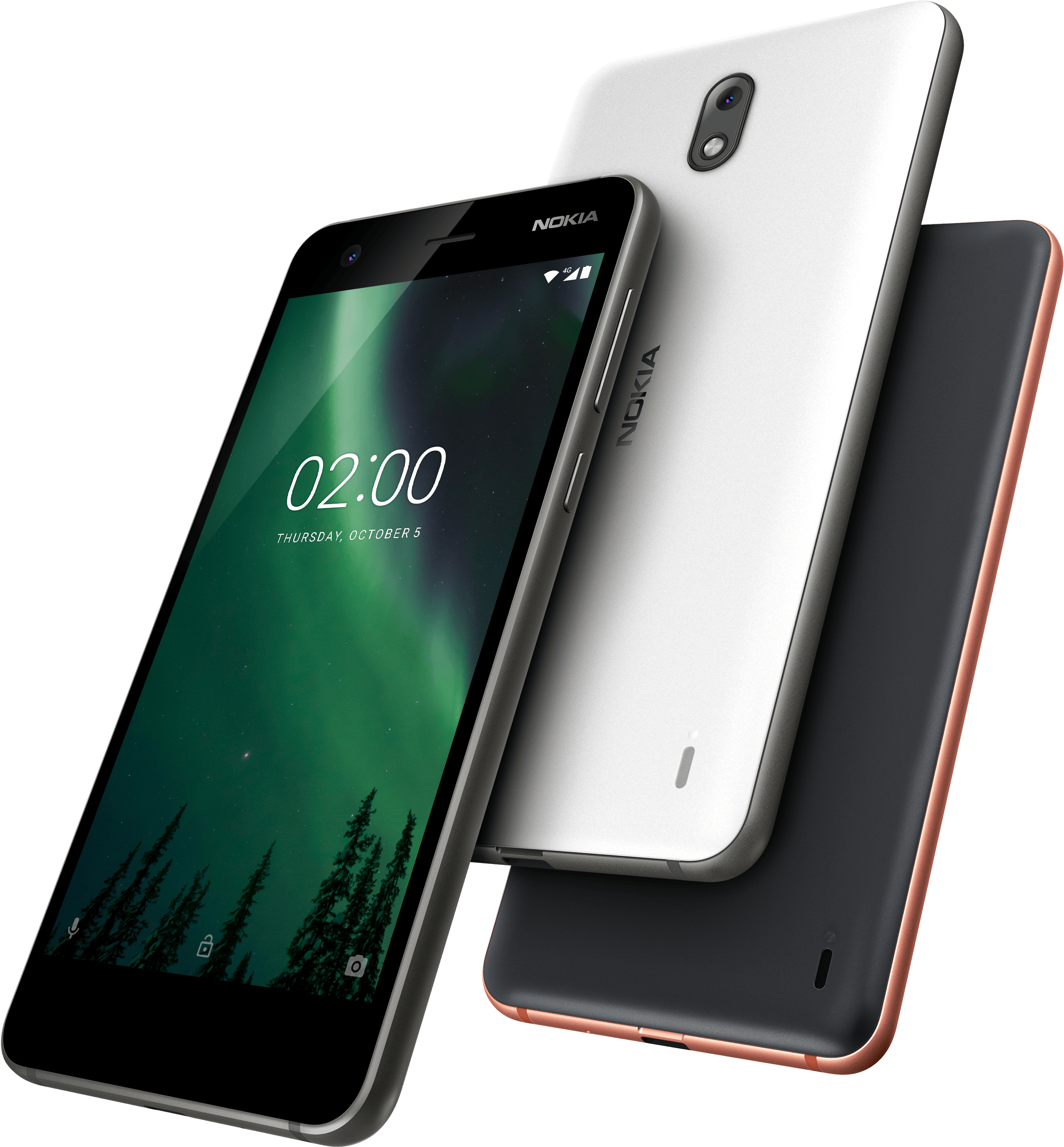 The Smartphone Is Built Out Of An Aluminum Frame And - Nokia 2 (3000x3000), Png Download