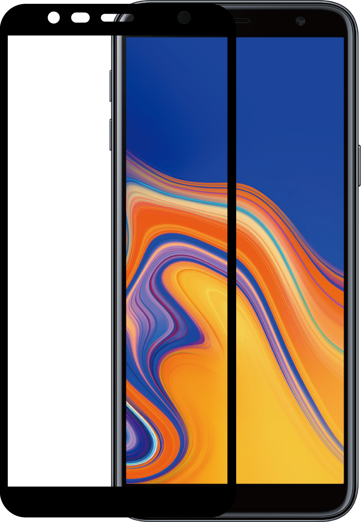 Azuri Tempered Glass Flat Rinox Armor - Samsung J4 Plus (1229x1776), Png Download