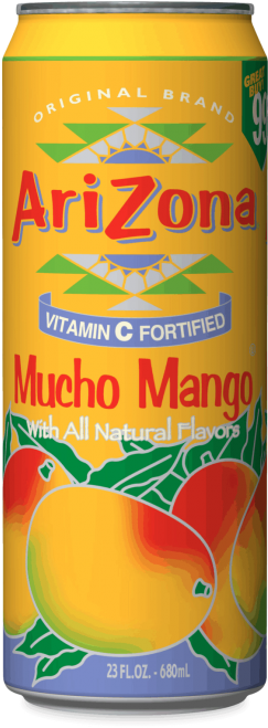 Green Mango Png Download - Arizona Green Tea Mango (285x800), Png Download