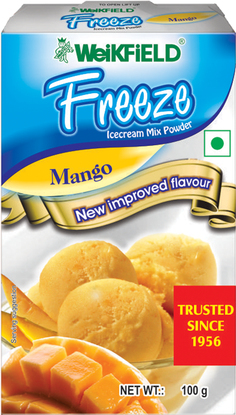 Weikfield Freeze Icecream Mixpowder Kesar Pista Flavour (980x1110), Png Download