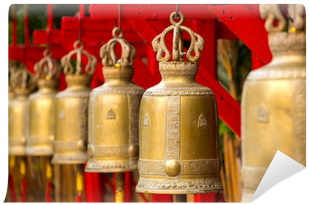 Bells In A Buddhist Temple Of Thailand Wall Mural • - Buddhist Temple (400x400), Png Download