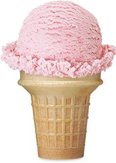 12ct - - Pink Icecream Transparent (400x340), Png Download