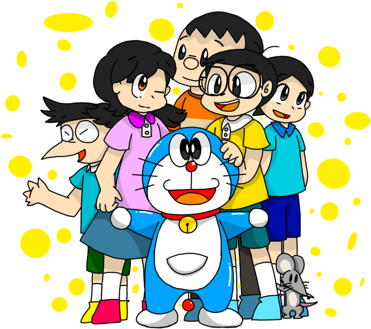 Doraemon And Friends Png (1024x765), Png Download