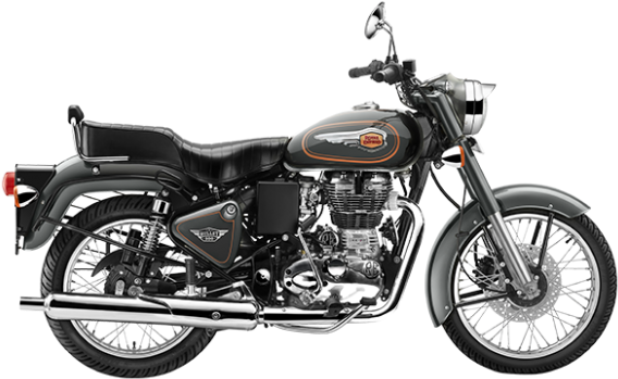 Royal Enfield Bullet, 2017 Royal Enfield Bullet, Royal - Moto Guzzi V7 Stone 2018 (583x450), Png Download
