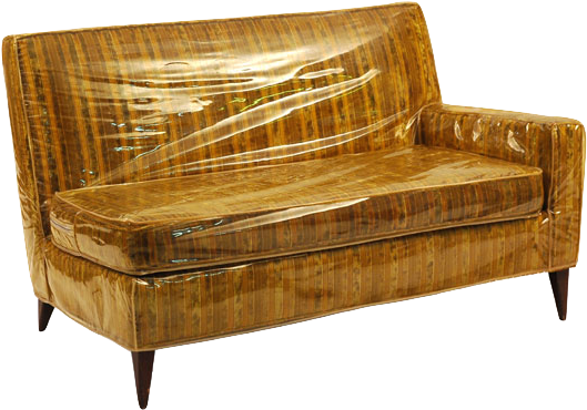 Plastic Furniture On Couch - Everybody Loves Raymond Sofa (722x480), Png Download