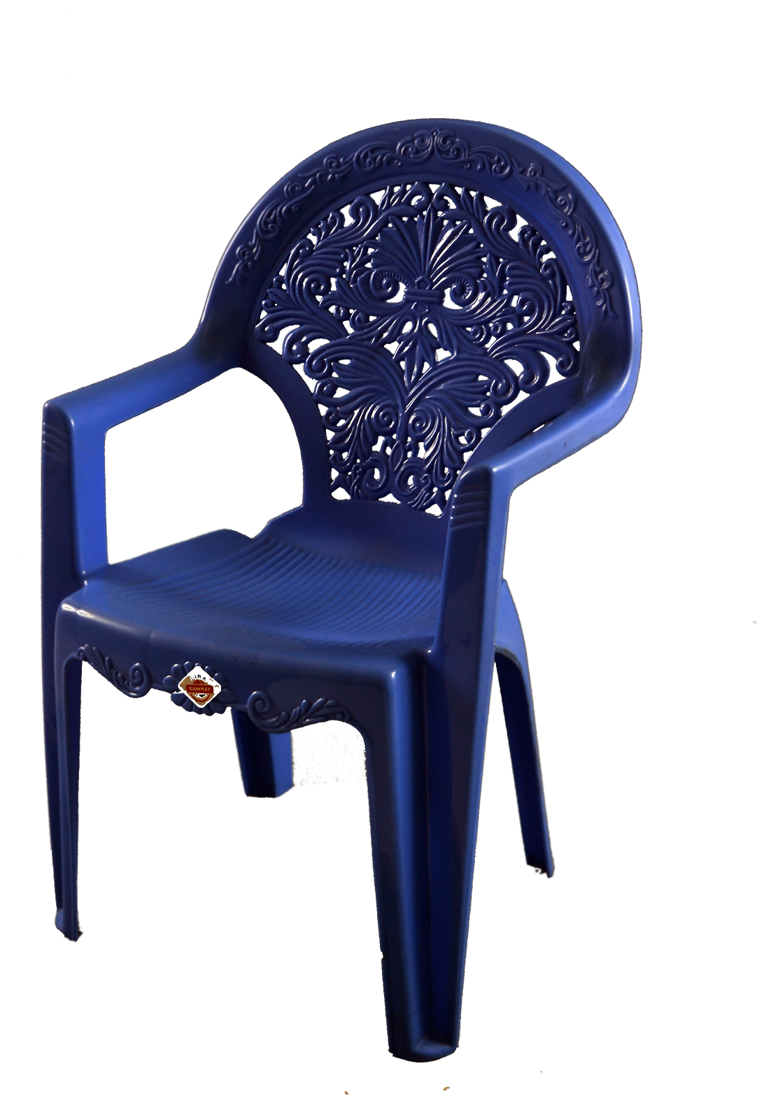 Baby Chair Lira Baby Chair Lira Plastic - Blue Chair Plastic Png (1152x1728), Png Download