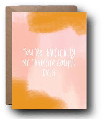 Favorite Couple Wedding Greeting Card - Greeting Card (432x432), Png Download