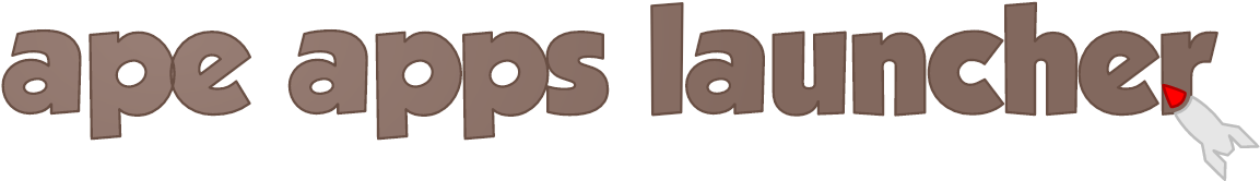 Ape Apps Launcher Logo - Human Action (1240x600), Png Download